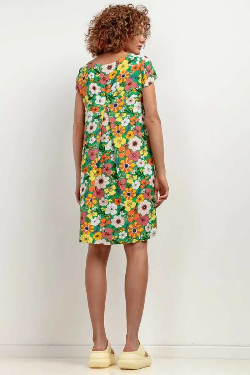 Robe d'été courte trapèze