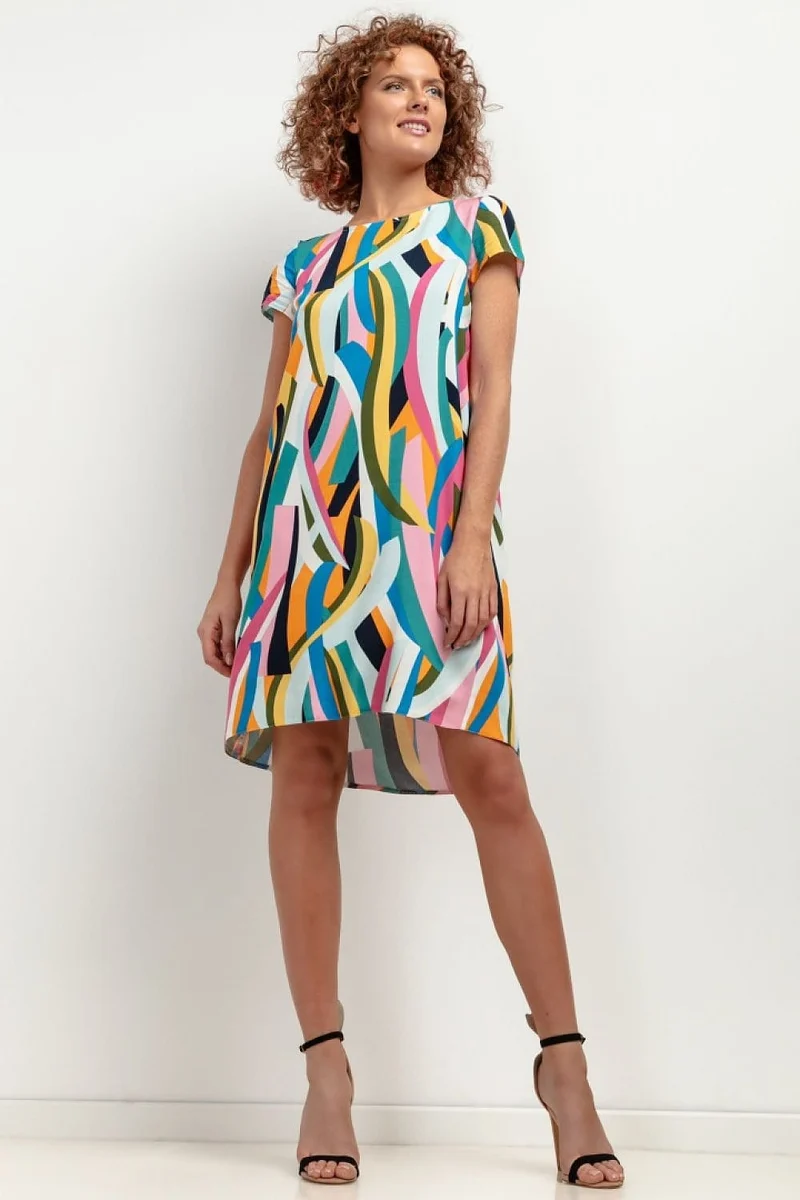 Robe d'été courte trapèze