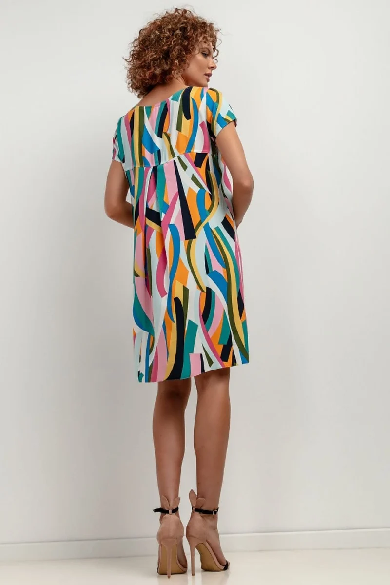 Robe d'été courte trapèze