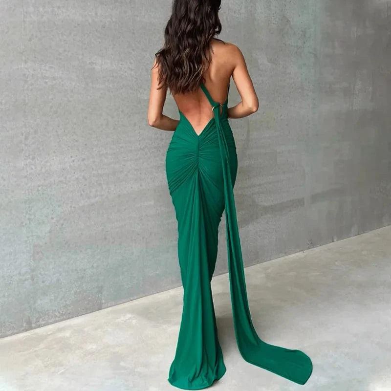 Robe longue dos nu chic