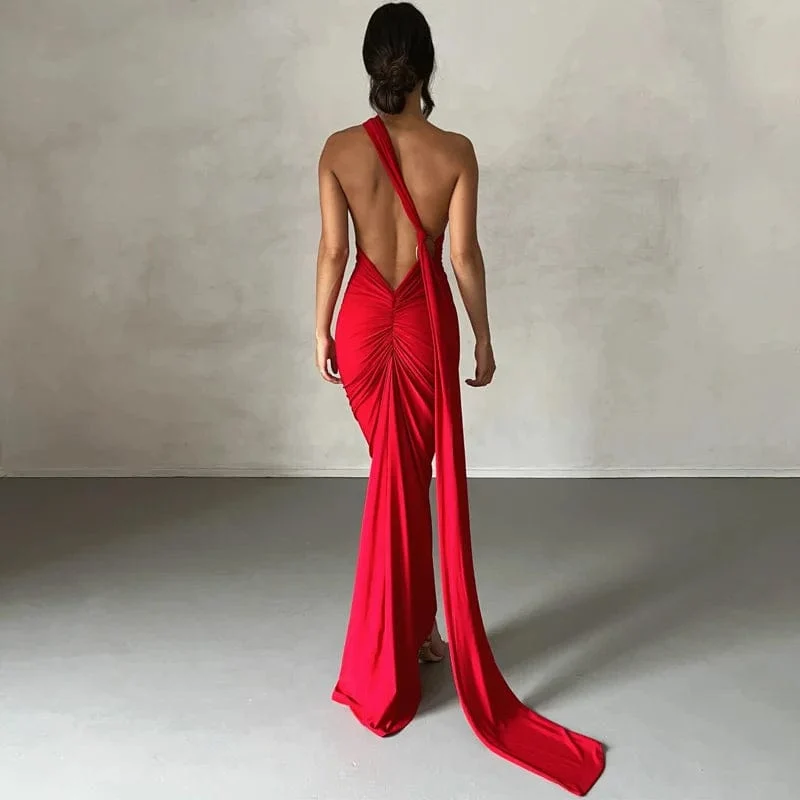 Robe longue dos nu chic