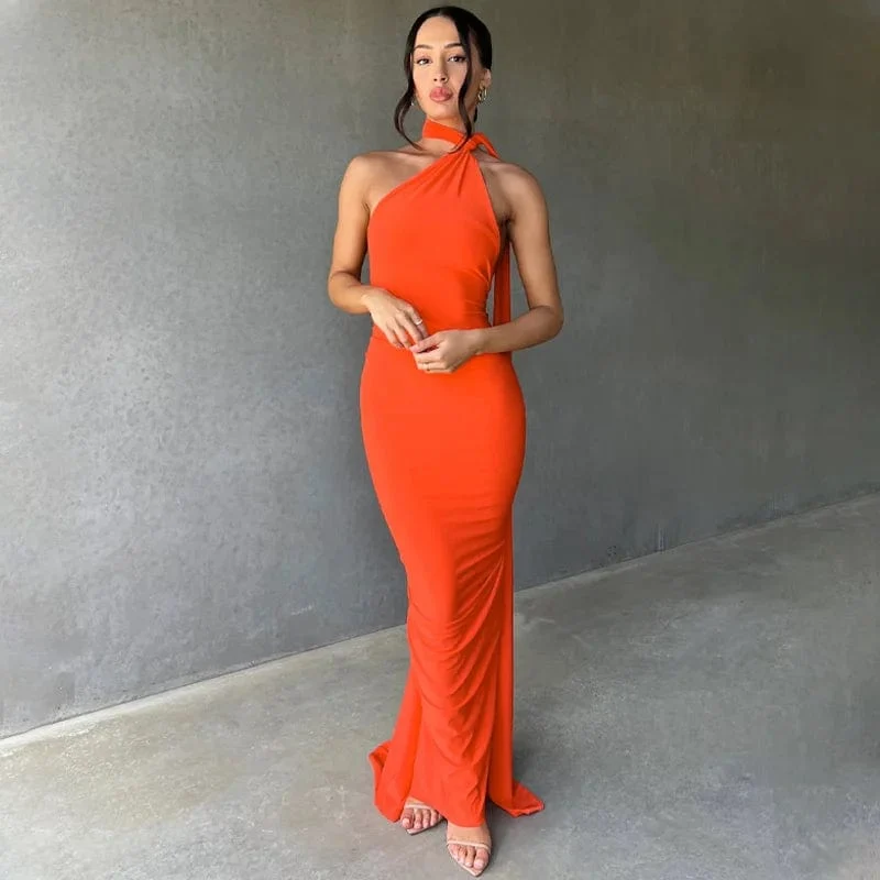 Robe longue dos nu chic