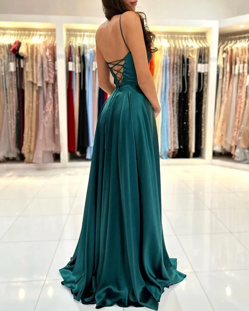 Robe invitée de mariage vert émeraude