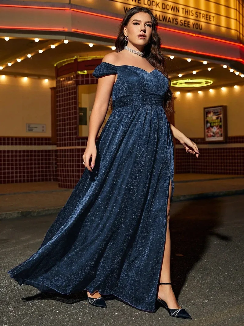 Robe de soirée sequin grande taille