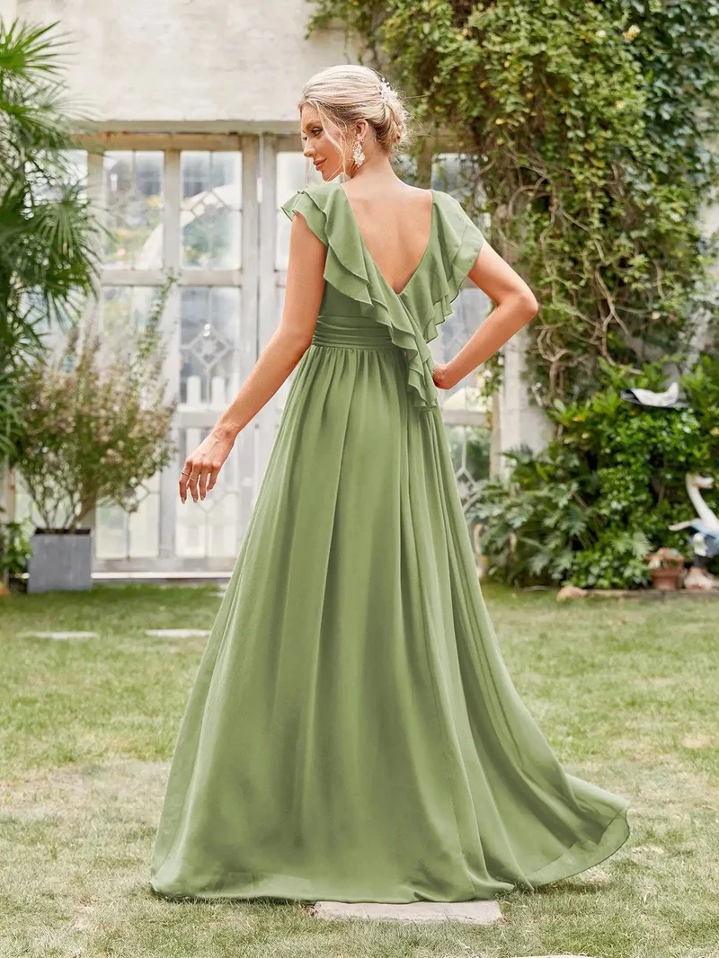 Robe demoiselle d'honneur terracotta