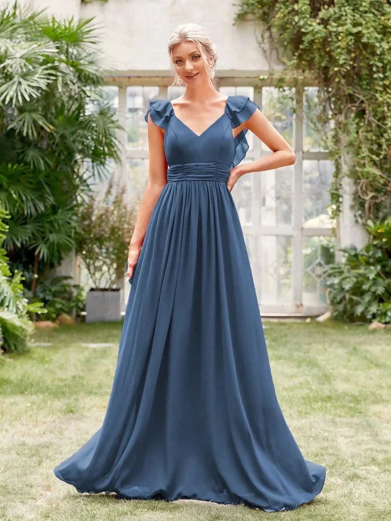 Robe demoiselle d'honneur terracotta