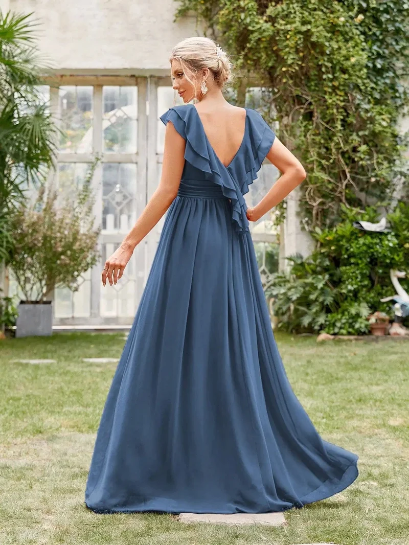 Robe demoiselle d'honneur terracotta