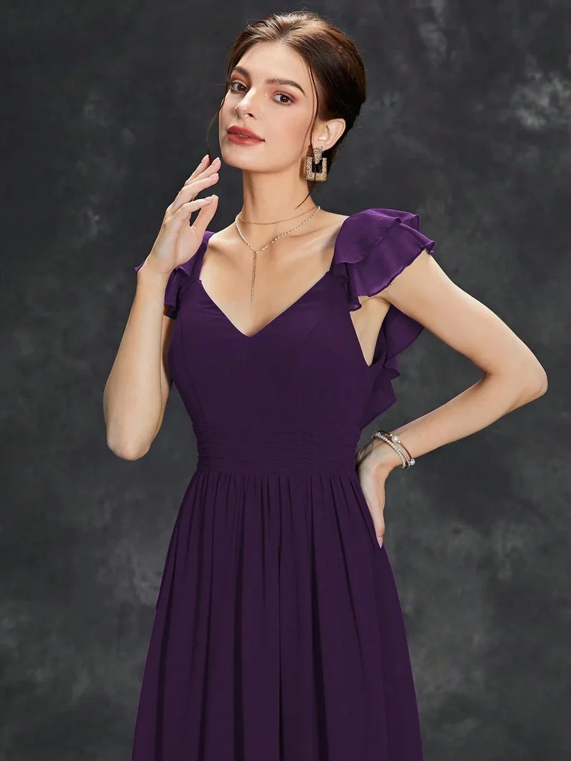 Robe demoiselle d'honneur terracotta