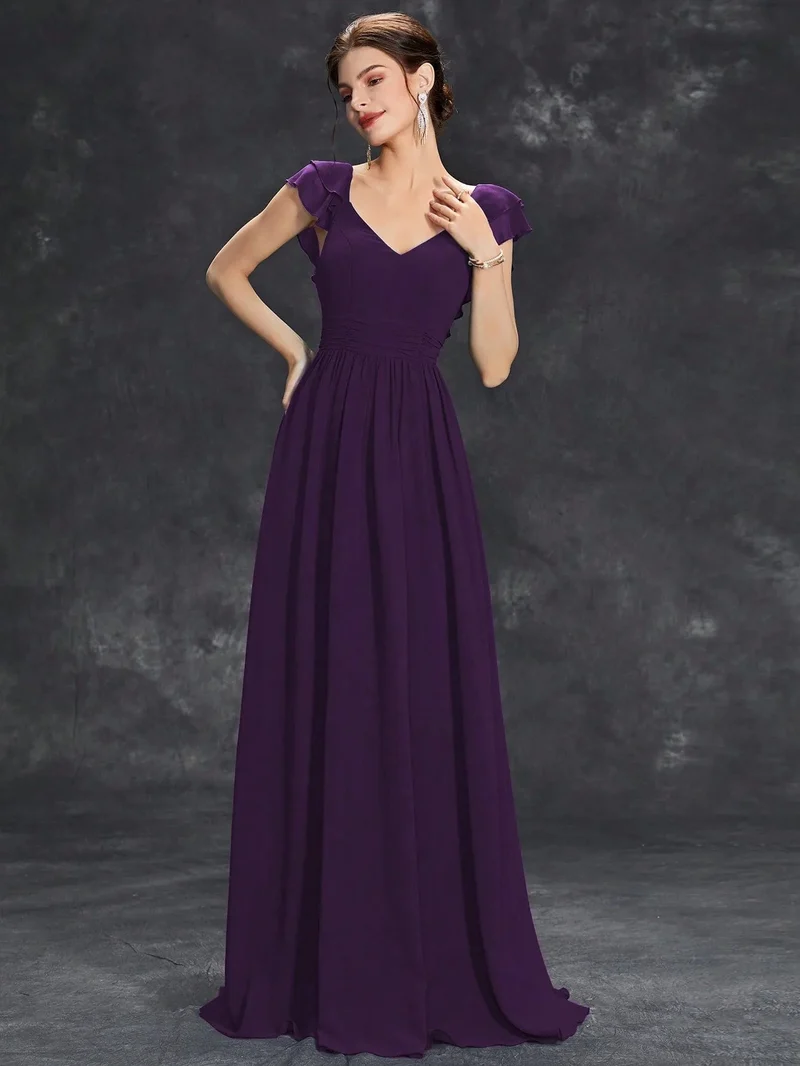 Robe demoiselle d'honneur terracotta