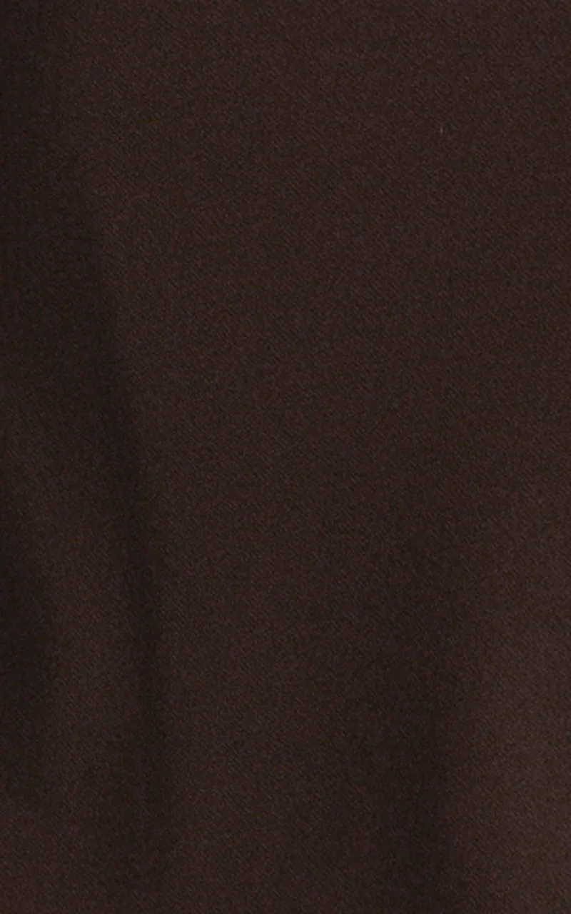 Ruby Maxi Dress - Halter Scoop Neck Low Back Bodycon Dress in Chocolate