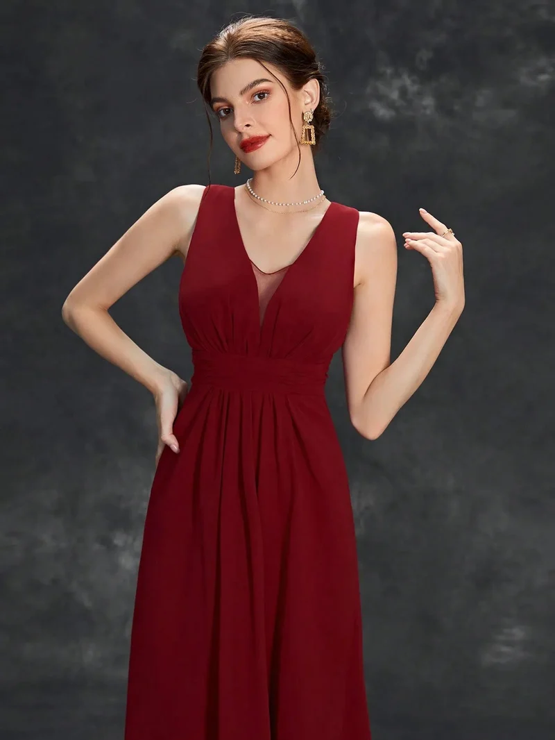 Robe demoiselle d'honneur beige crème