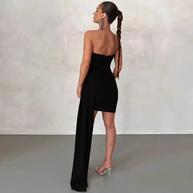 Robe de soirée chic épaules dénudées