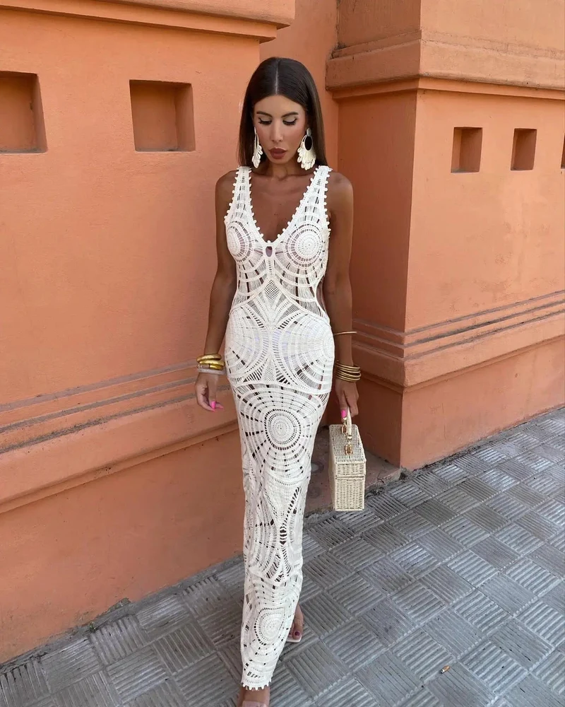 Robe bohème blanche été
