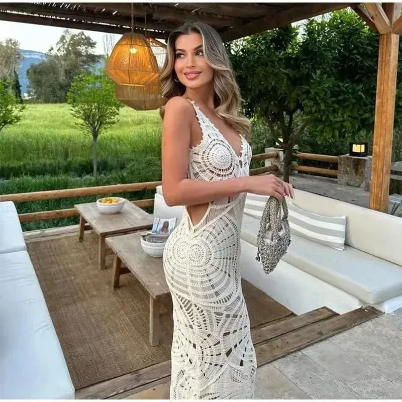 Robe bohème blanche été