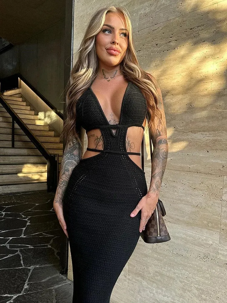 Robe de plage dos nu sexy