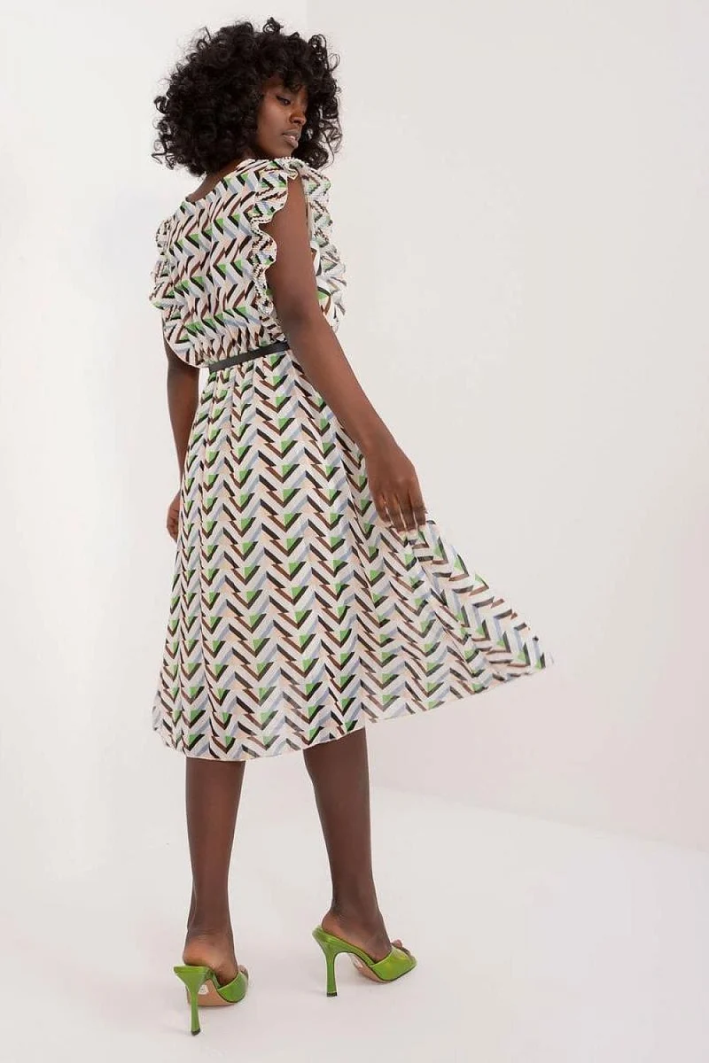 Robe d'été motif géométrique fluide