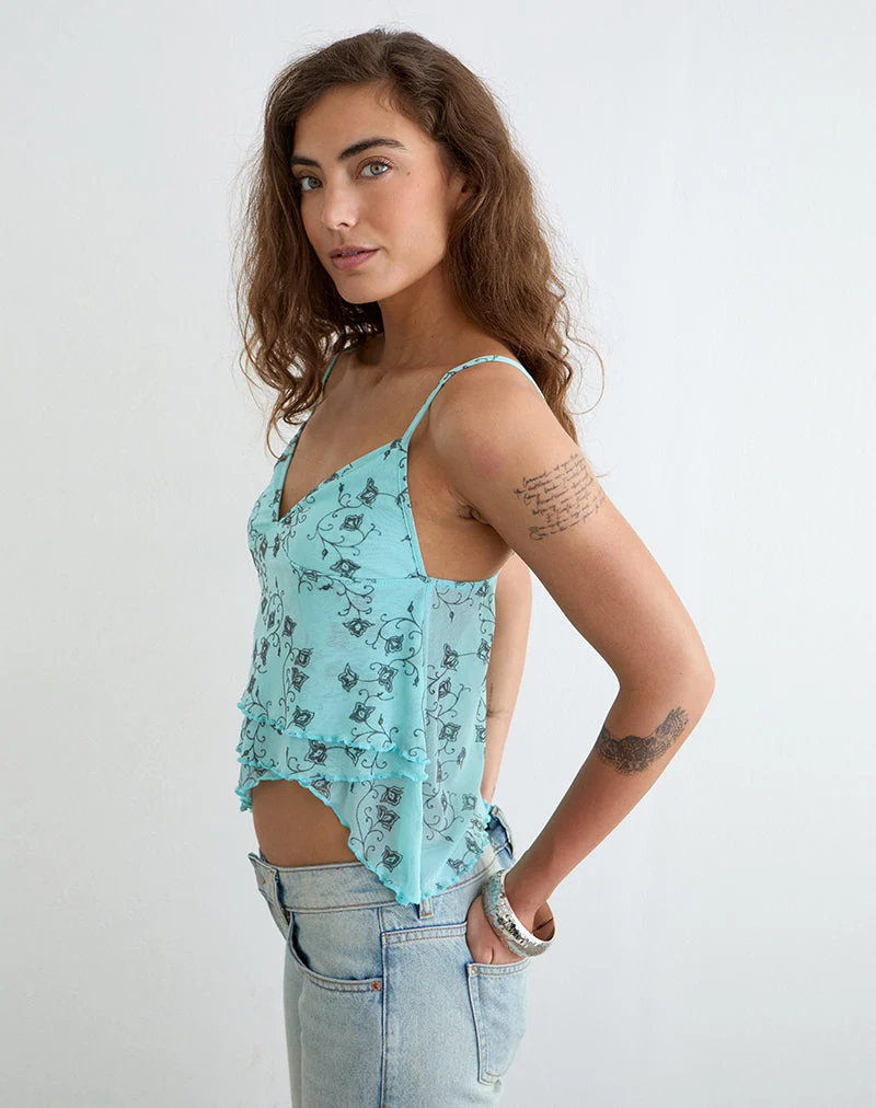 Haut Merida, couleur « Winding Ivy Blue »
