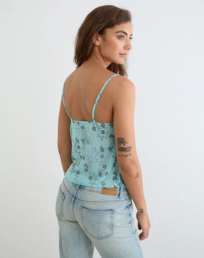 Haut Merida, couleur « Winding Ivy Blue »