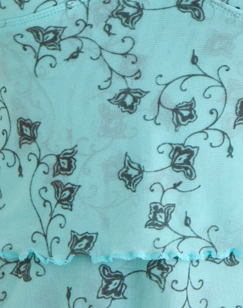 Haut Merida, couleur « Winding Ivy Blue »