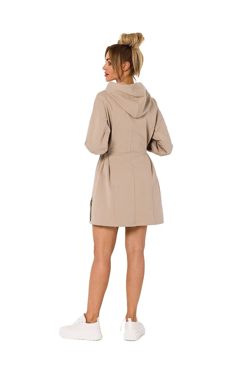 Robe sweat beige courte casual