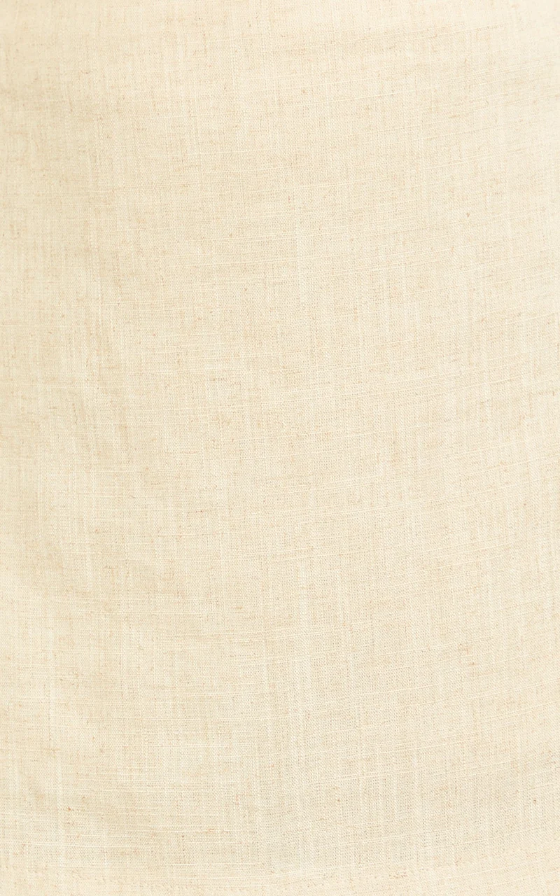 Robilyn Skort - Linen Look Skort in Natural