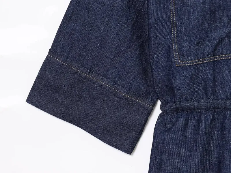 Ensemble femme denim bleu foncé