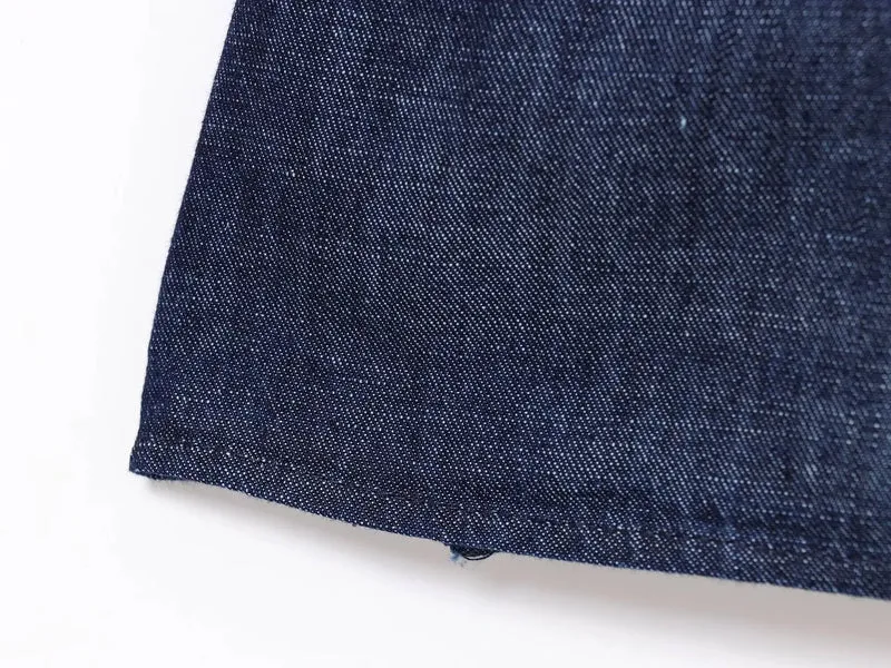 Ensemble femme denim bleu foncé