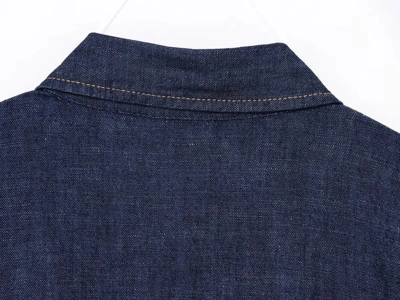 Ensemble femme denim bleu foncé