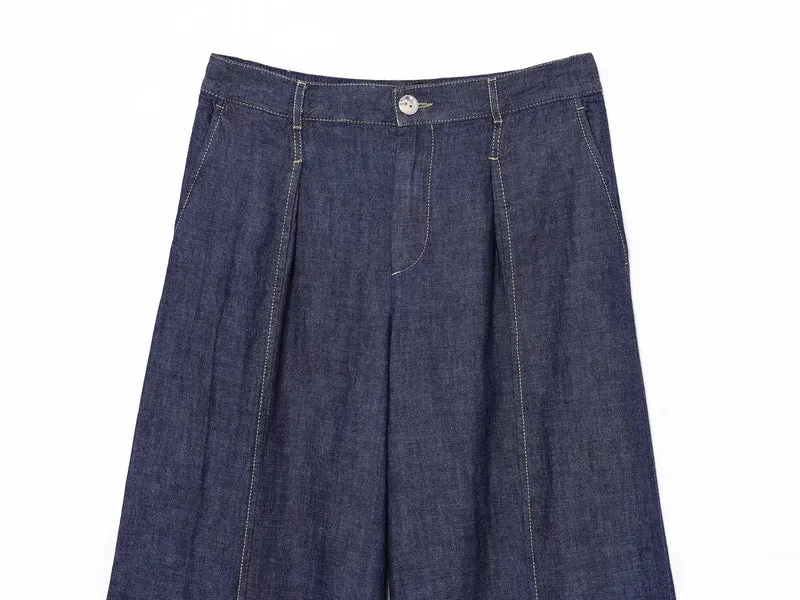 Ensemble femme denim bleu foncé