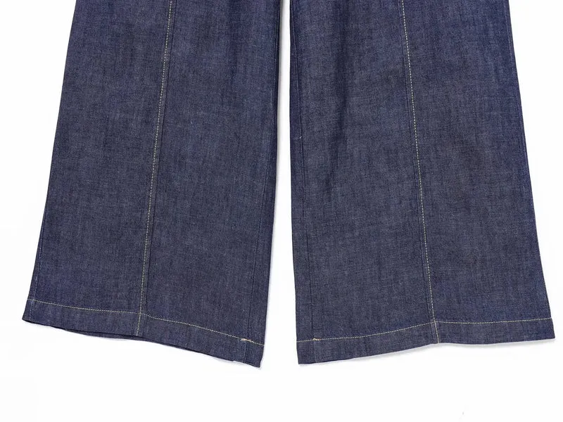 Ensemble femme denim bleu foncé