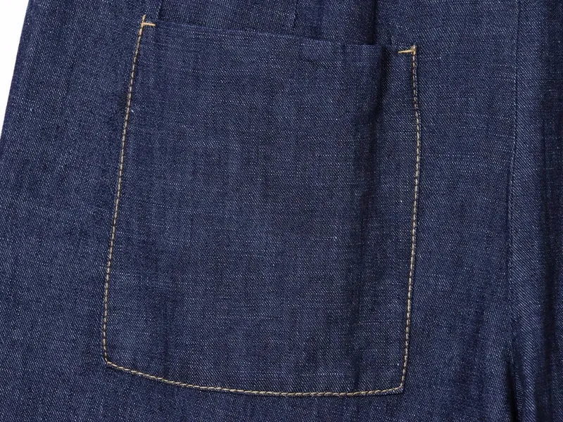 Ensemble femme denim bleu foncé