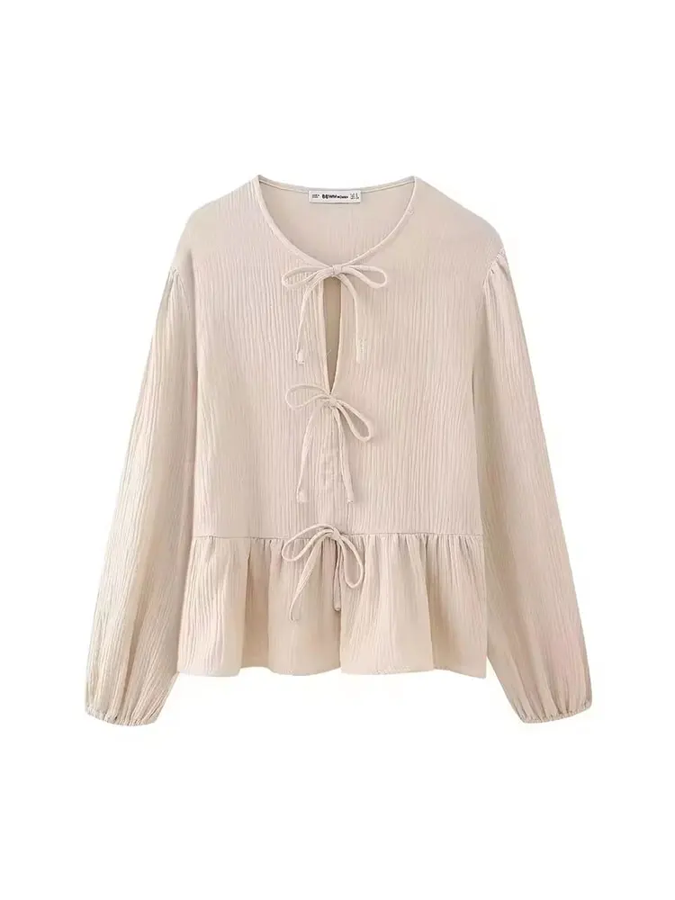 Ensemble femme rose bohème ample