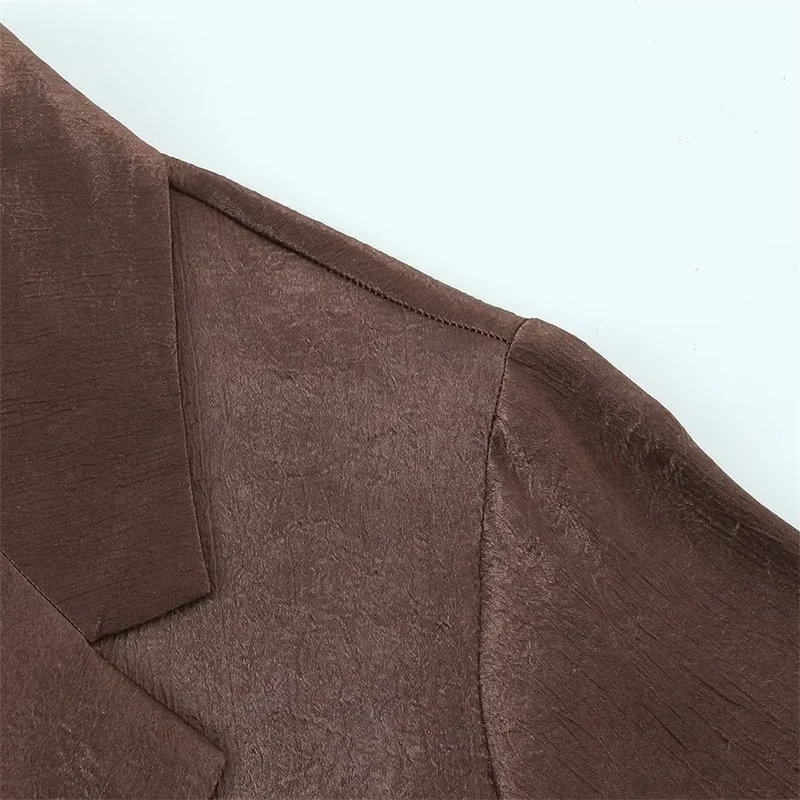 Ensemble Blazer Femme Chic Satin