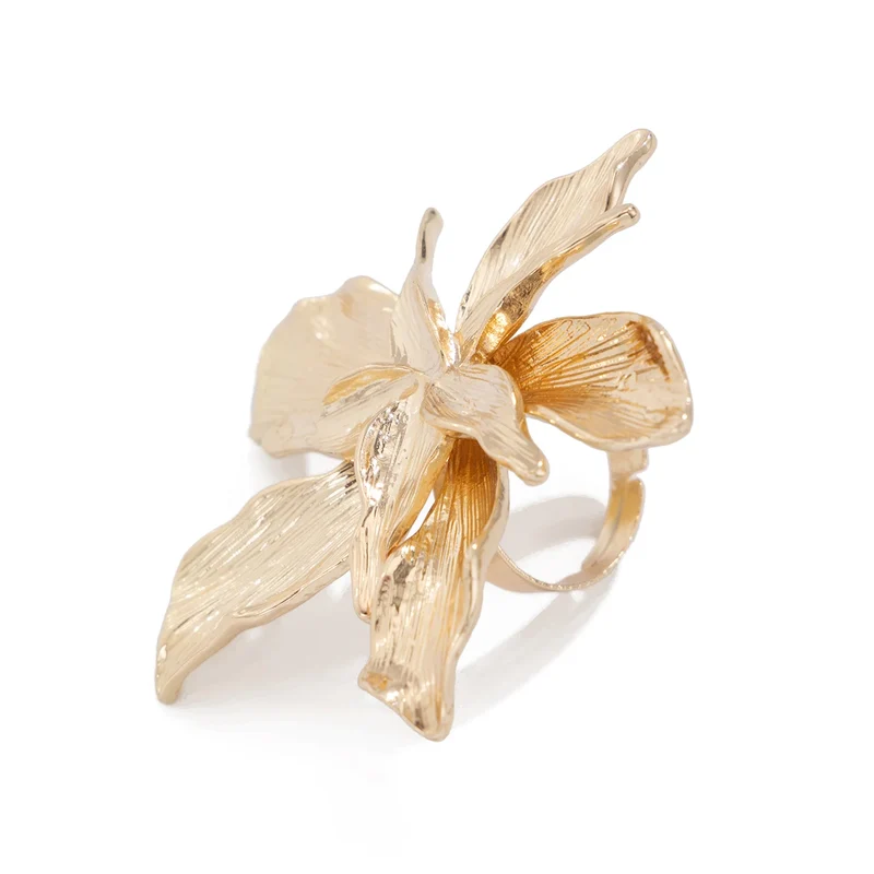 Grosse Bague Doree Vintage