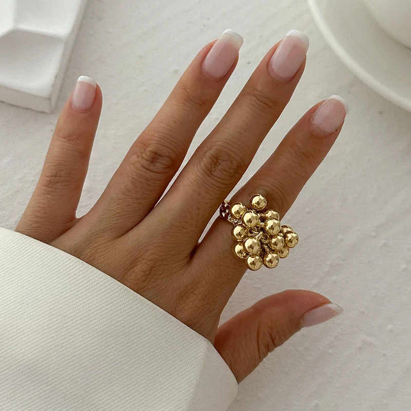 Grosse Bague Doree Vintage