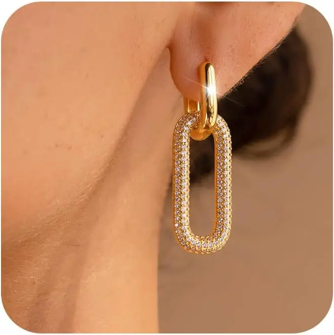Boucles d’oreilles anneaux chic