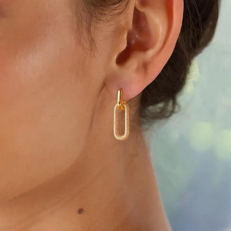Boucles d’oreilles anneaux chic