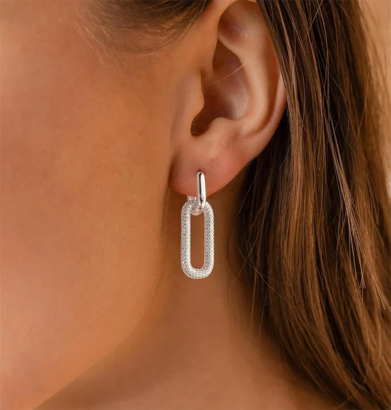 Boucles d’oreilles anneaux chic