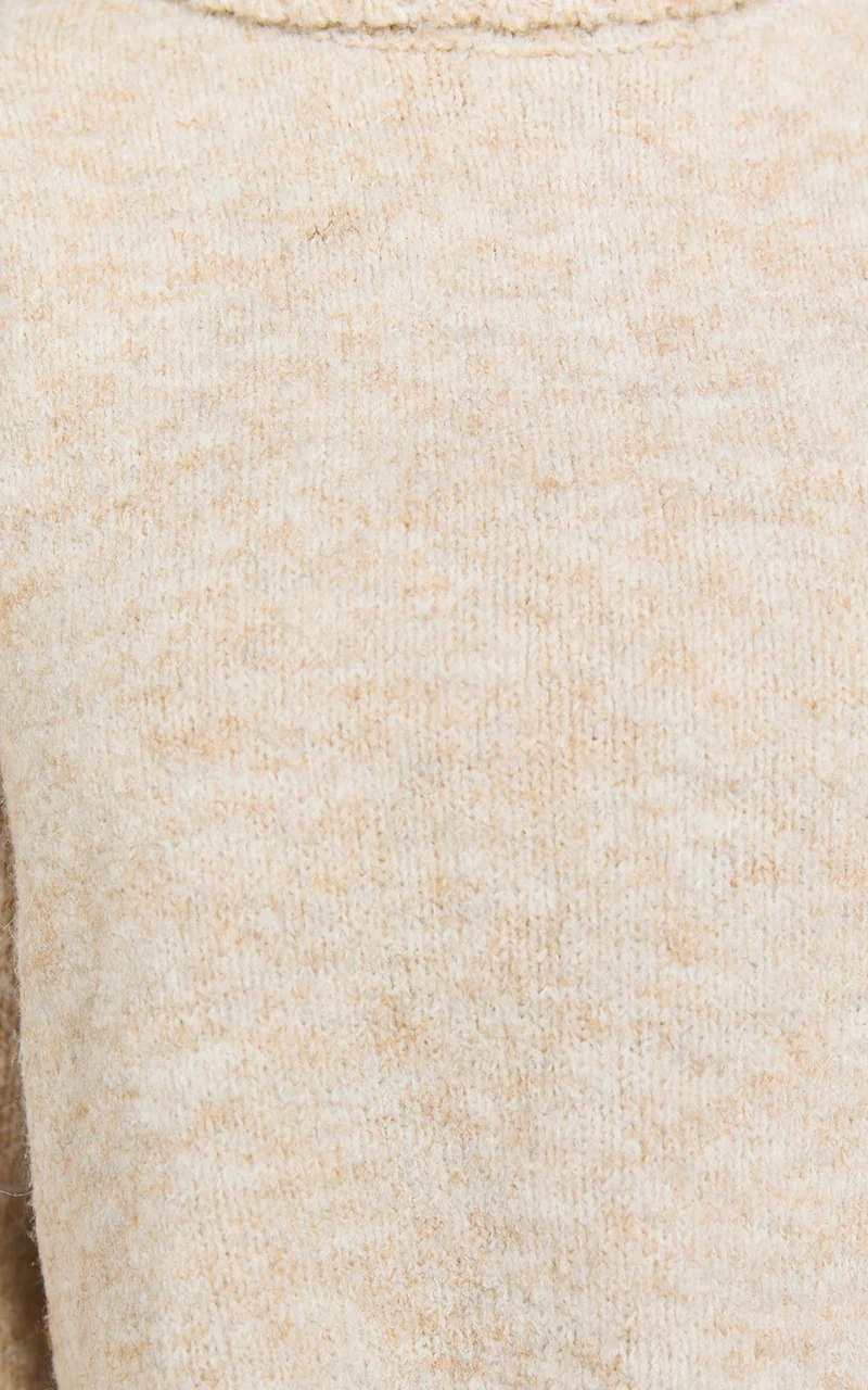Luella Jumper - Oversized Turtle Neck Jumper in Oatmeal