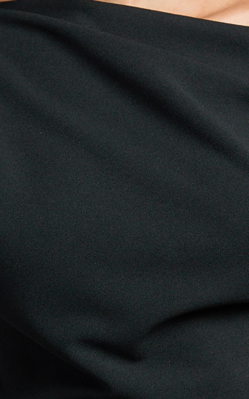 Nalfie Top - Asymmetrical Top in Black