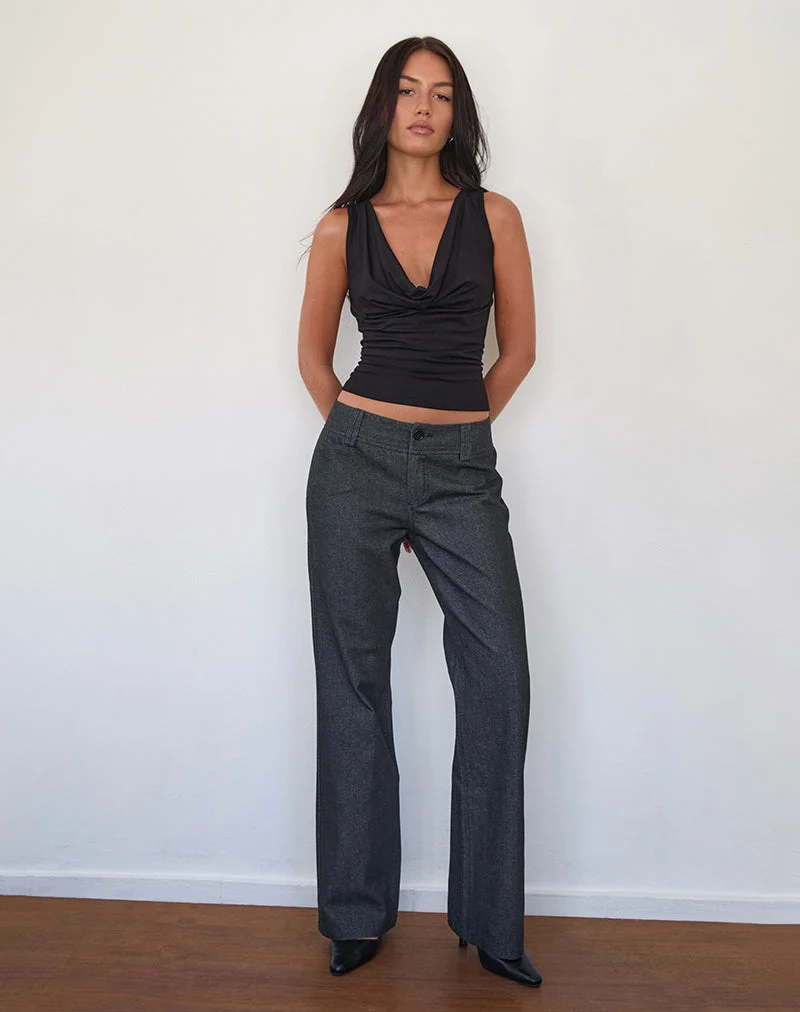 Pantalon Padali en indigo foncé