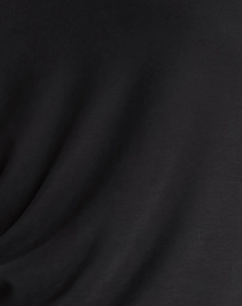 Mini robe souple Shelisa en noir