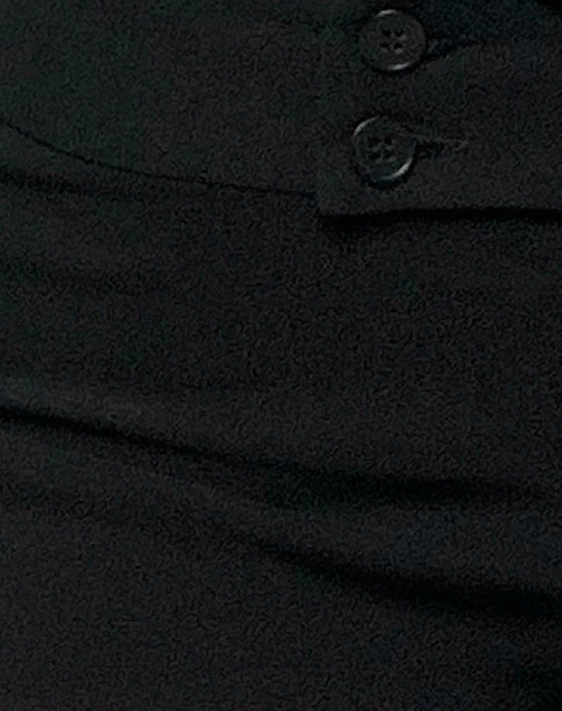 Pantalon de tailleur Falita en noir