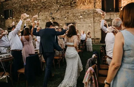 Casual Rustique Deux Pièces Sirène Mariée Sépare | Jupe et haut de mariage haut court