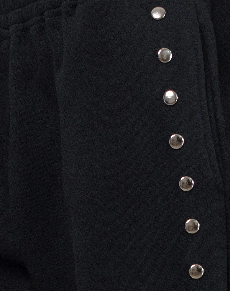 Pantalon de jogging ample Lark en noir avec clous