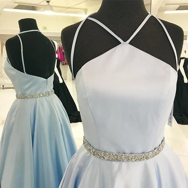 Robe de bal bleu clair pâle robe de bal robe de bal longue robe de bal Disney MA171