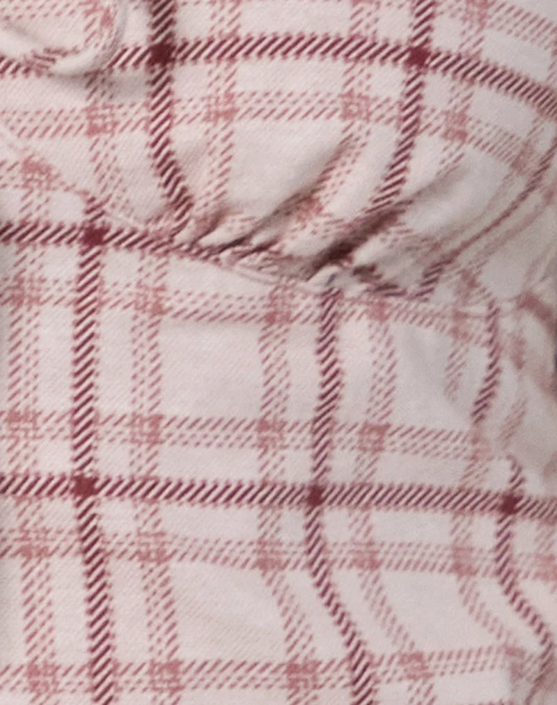 Mini robe Asatari, Basic Tartan Pink