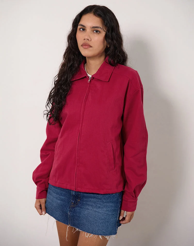 Blouson bombardier Vita, rouge adrénaline