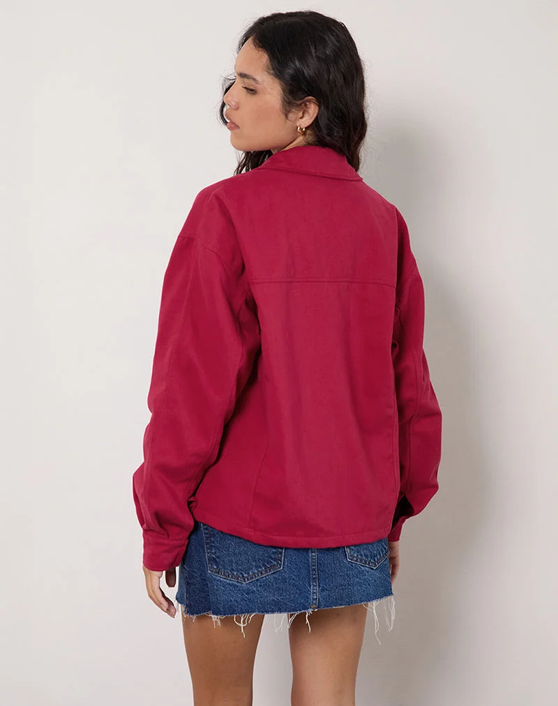 Blouson bombardier Vita, rouge adrénaline