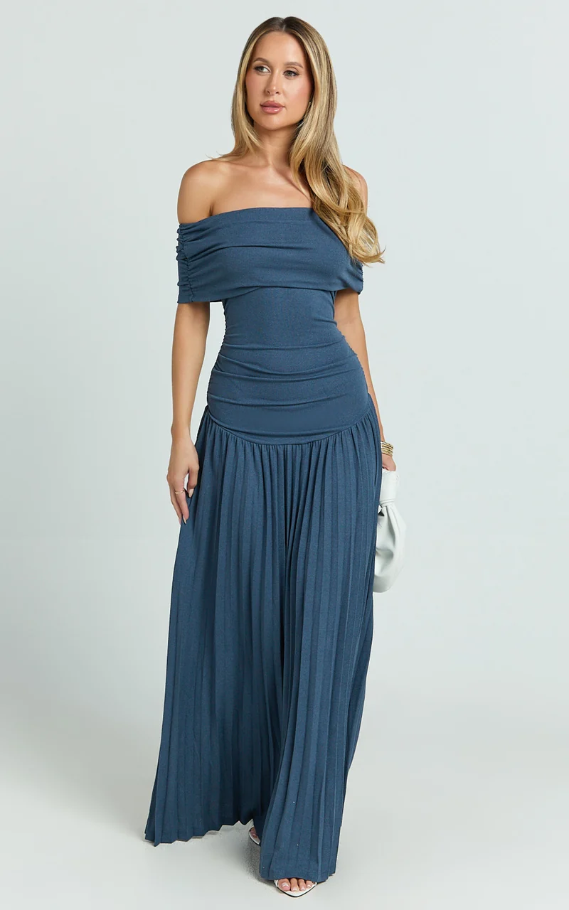 Lioness - Field of Dreams Maxi Dress in Navy
